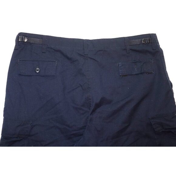 VF Imagewear Navy Cargo Shorts XL Utility Pockets Adjustable Workcore Aesthetic - Picture 5 of 8